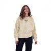 BLUZA DAMSKA FOX CIRCA 74 OVERSIZED FLEECE CREW OFF WHITE XS